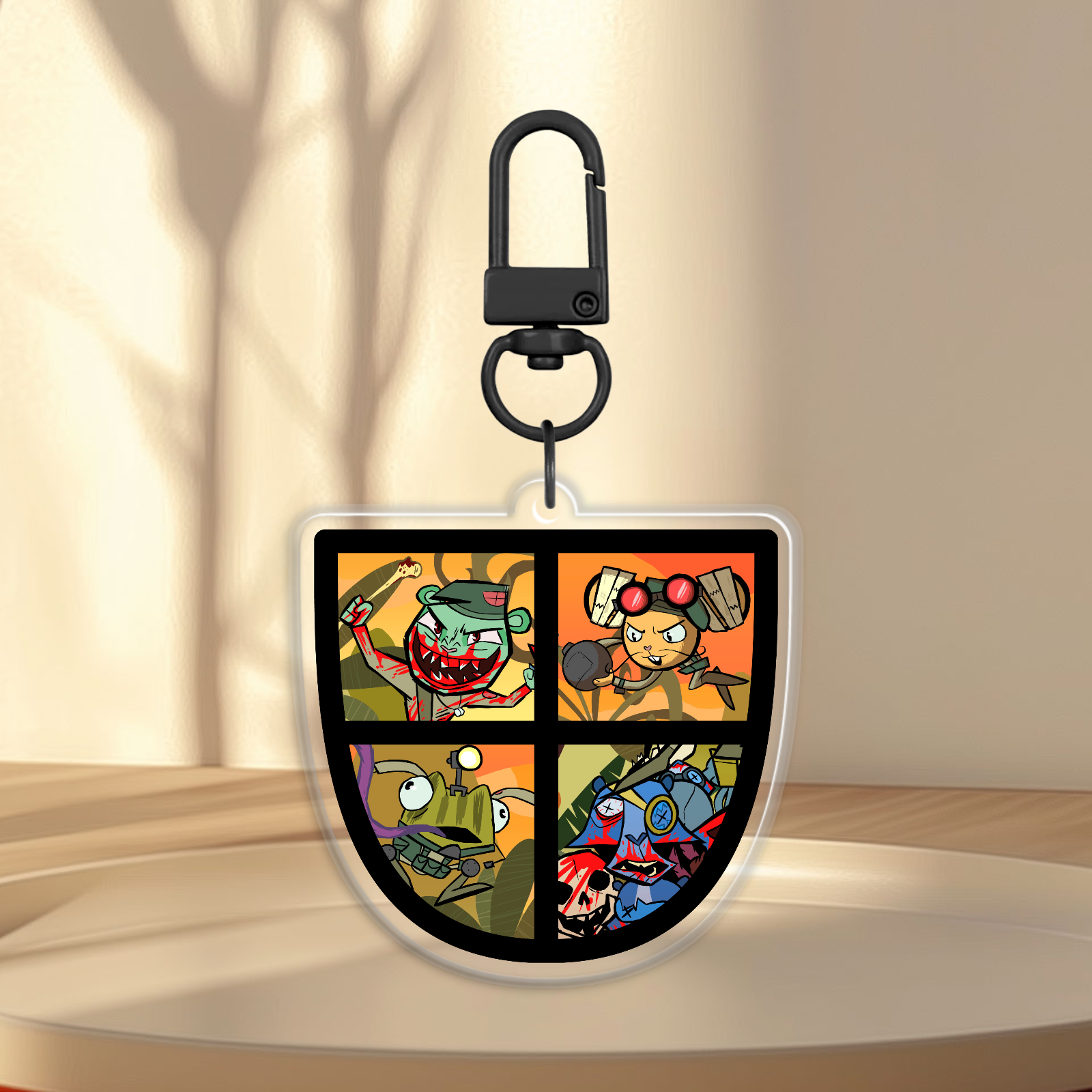 Happy Tree Friends - Operation Tiger Bomb Keychain