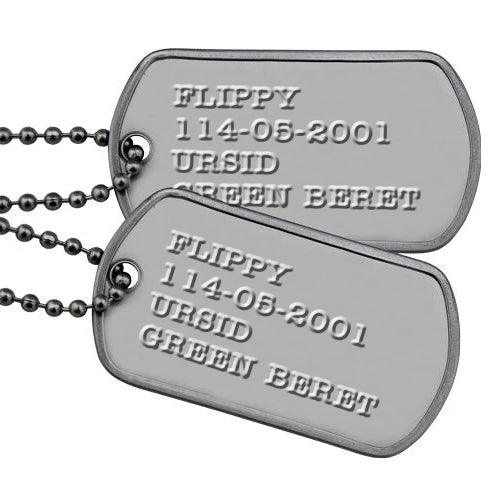 Happy Tree Friends - Flippy Military Dog Tags